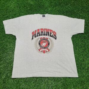 Vintage 1993 USMC Marines Retired T-Shirt Mens XXL USA Made